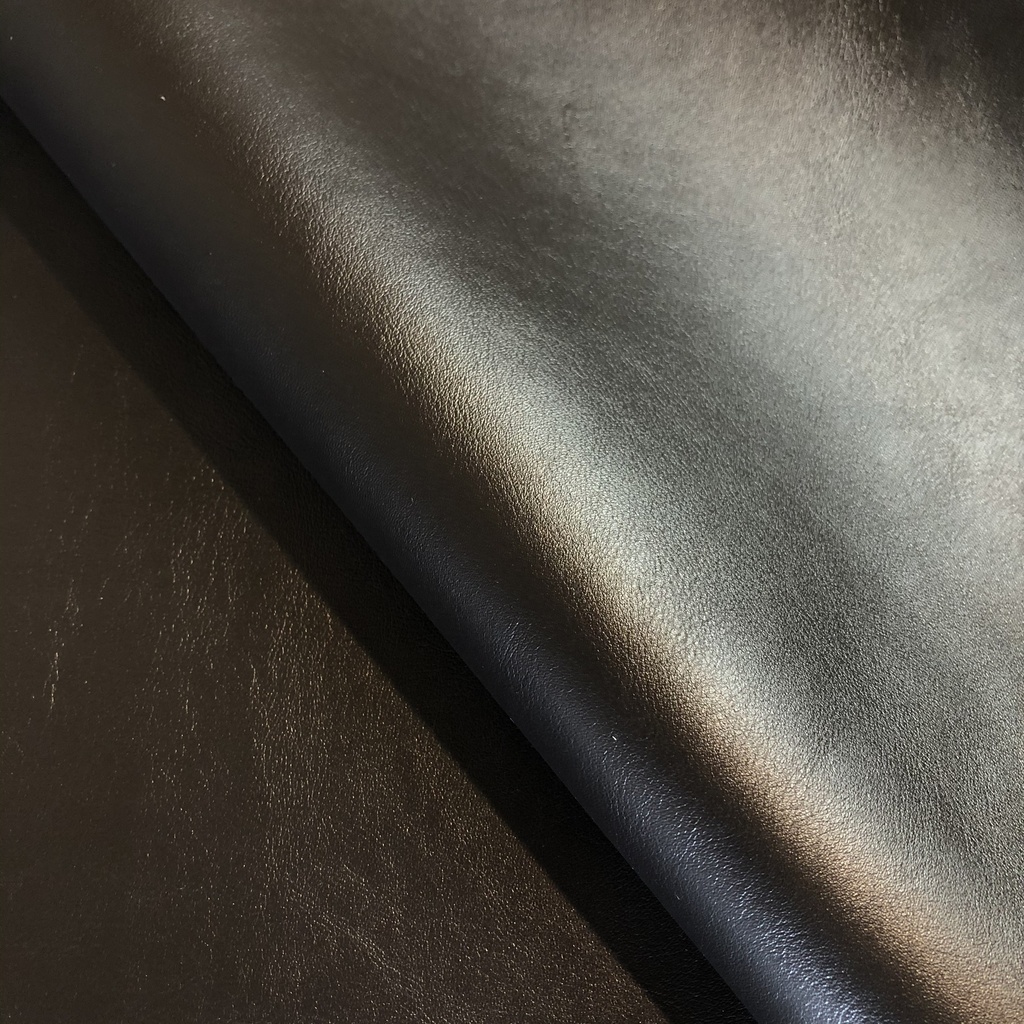 [Bientôt dispo] Cuir pleine fleur Vachette Lisse Ferme Classique Marron foncé
