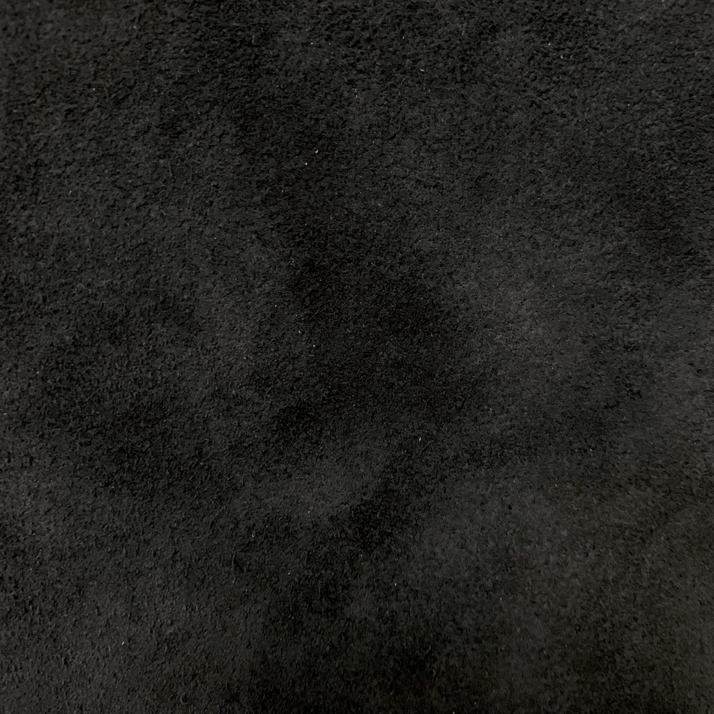  Croûte de cuir Veau  Souple Velours Noir