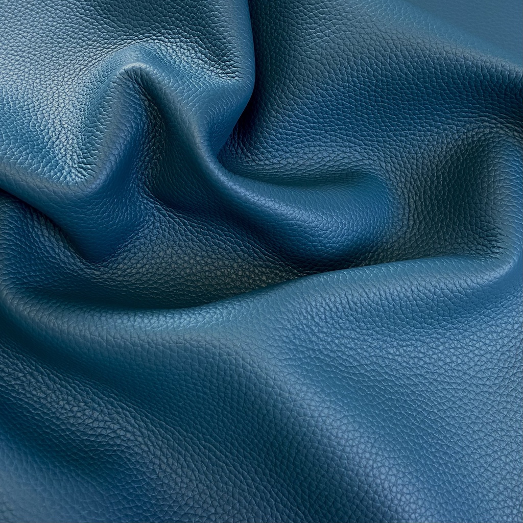 [Bientôt dispo]  Taurillon Grainé Souple Classique Bleu canard