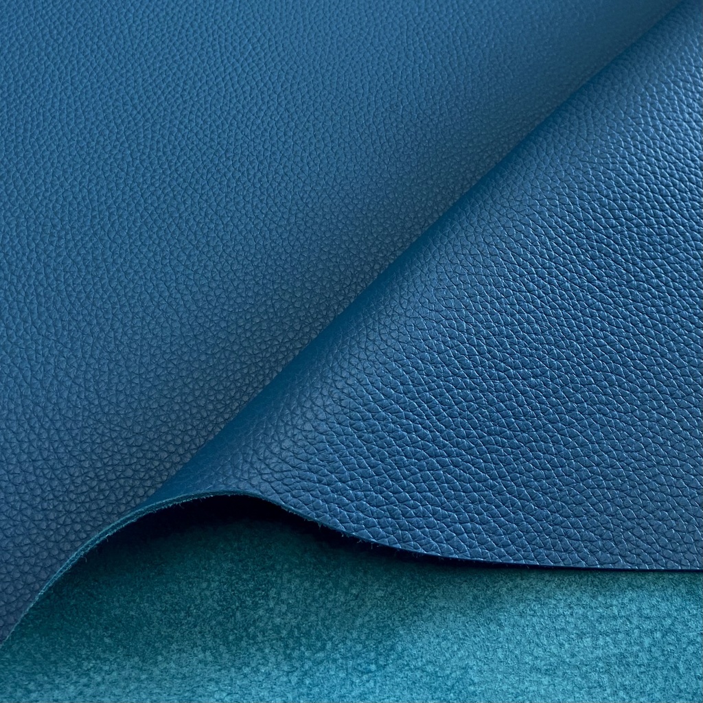Taurillon Grainé Souple Classique Bleu canard