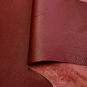 Veau Grainé Souple Classique Rouge Foncé